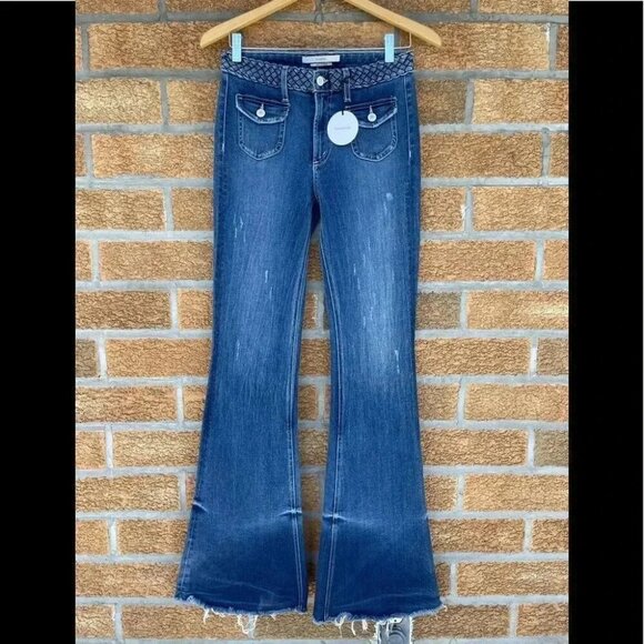 Tularosa Flare Penelope Jeans in Ankara Wash size 27 - Picture 1 of 16
